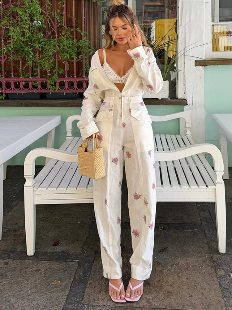 Women'S Formal Wear Jumpsuit - Nouvelle Combinaison Élégante Imprimée pour Femme