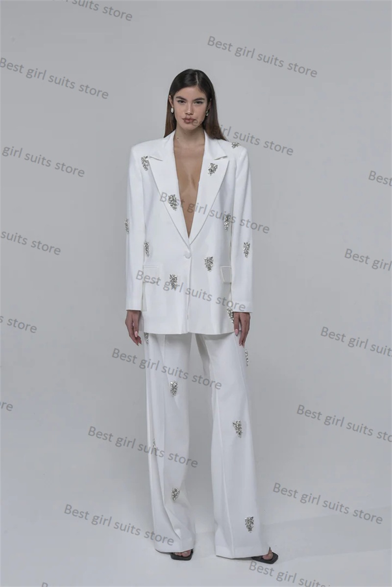 Tailored Trouser Wide - Ensemble veste et pantalon imbibés pour
