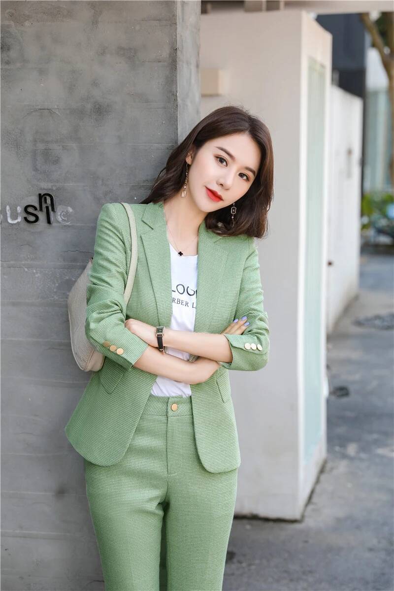 Women'S Formal Wear Pantsuits - Nouveauté vert uniforme conceptions pantalons pour
