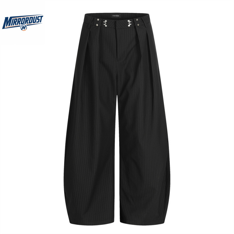 Tailored Trouser Wide - Pantalon de costume à rayures fines