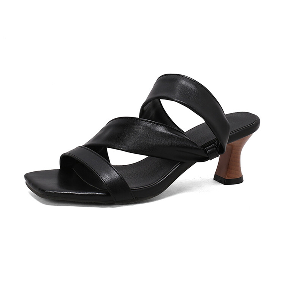 Kitten Heel Women - Sandales mules à enfiler pour femmes