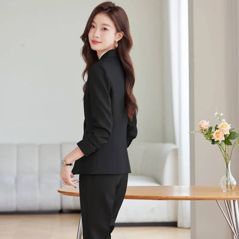 Uniforme formel d'automne et d - Women'S Formal Wear Pantsuits avis et prix