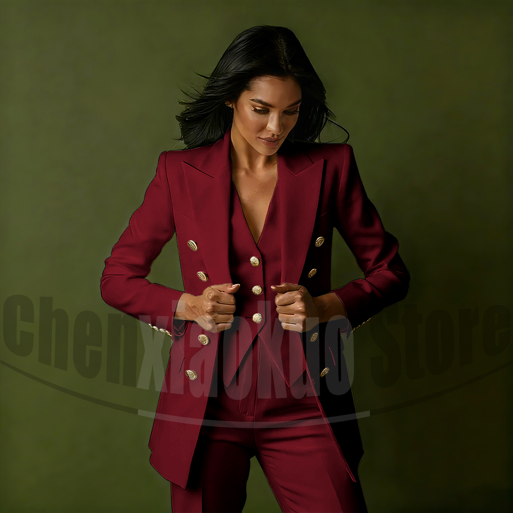 Ensemble de costume trois pièc - Women Formal Wear Vest avis et prix