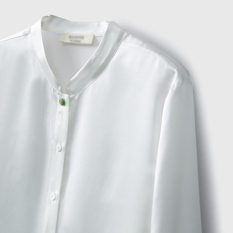 Chemisiers pour femmes en soie - Silk Blouse Button avis et prix