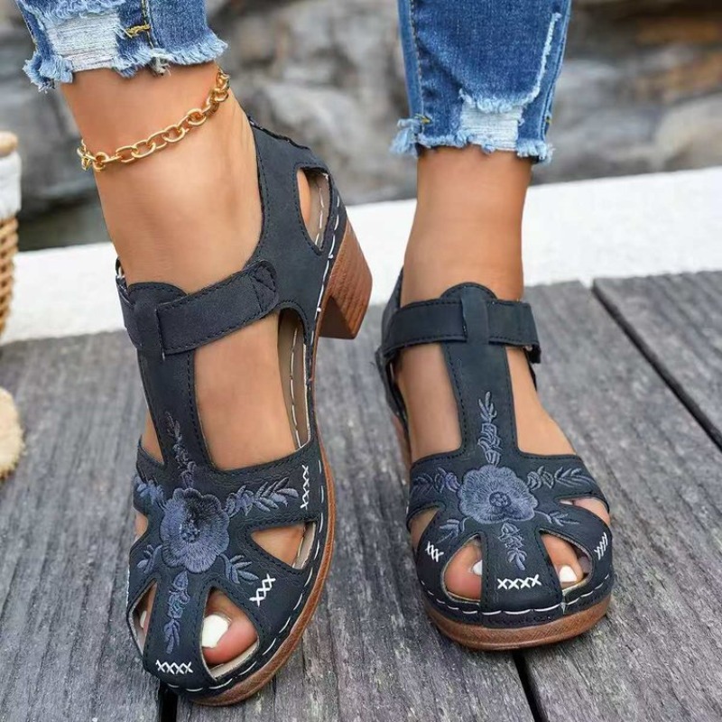 Sandales pour femmes à talon b - Formal Women Daily Wear Footwear avis et prix