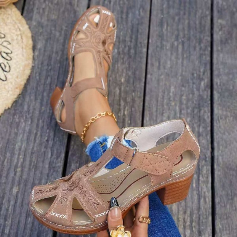 Sandales pour femmes à talon b - Formal Women Daily Wear Footwear avis et prix