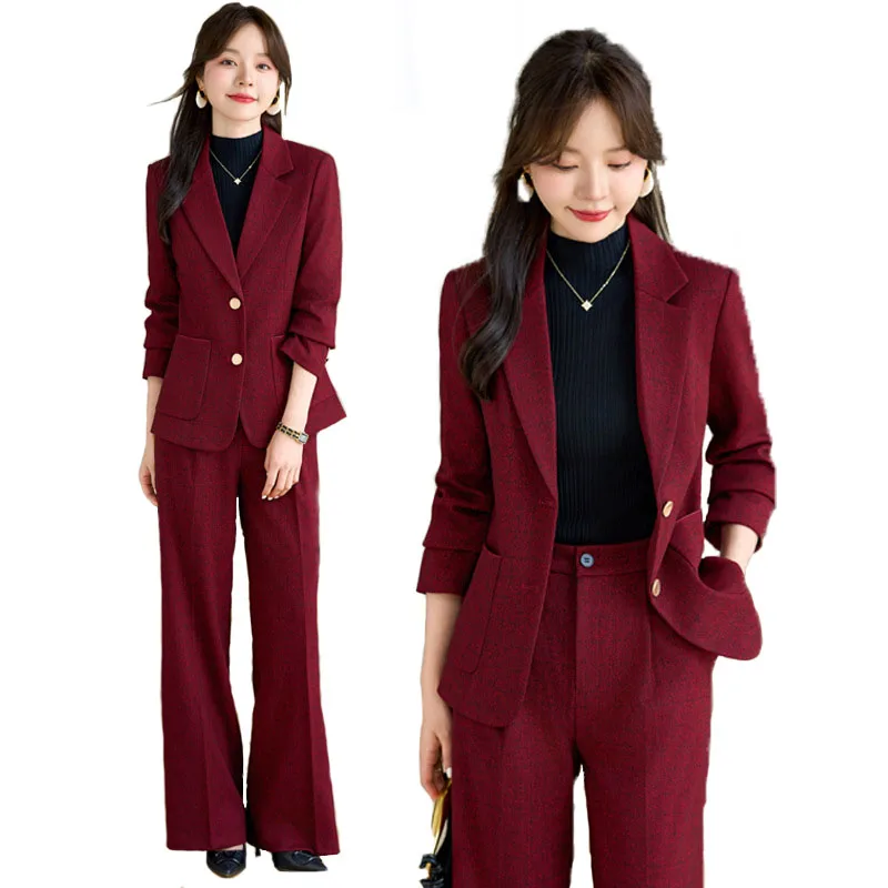 Pop haute qualité tissu velour - Women'S Formal Wear Pantsuits avis et prix