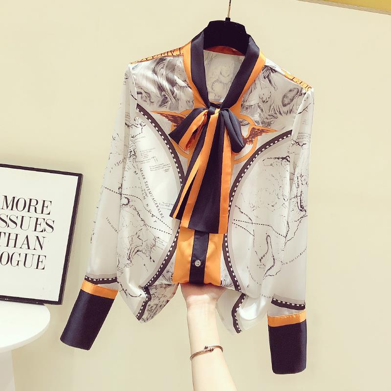 Chemisier à manches longues en - Silk Blouse Button avis et prix