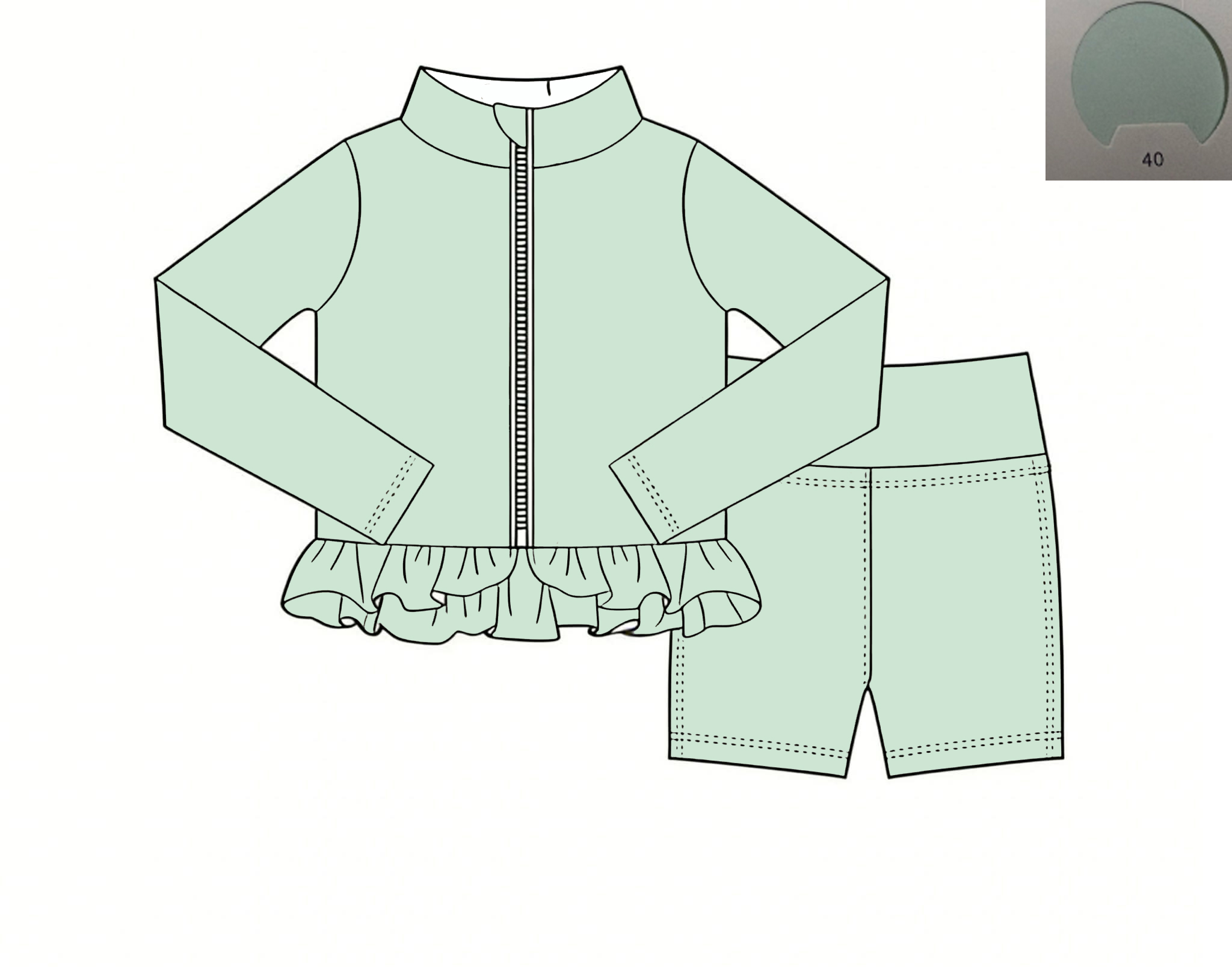 Ensemble de yoga monochrome po - Monochrome Suit Set avis et prix