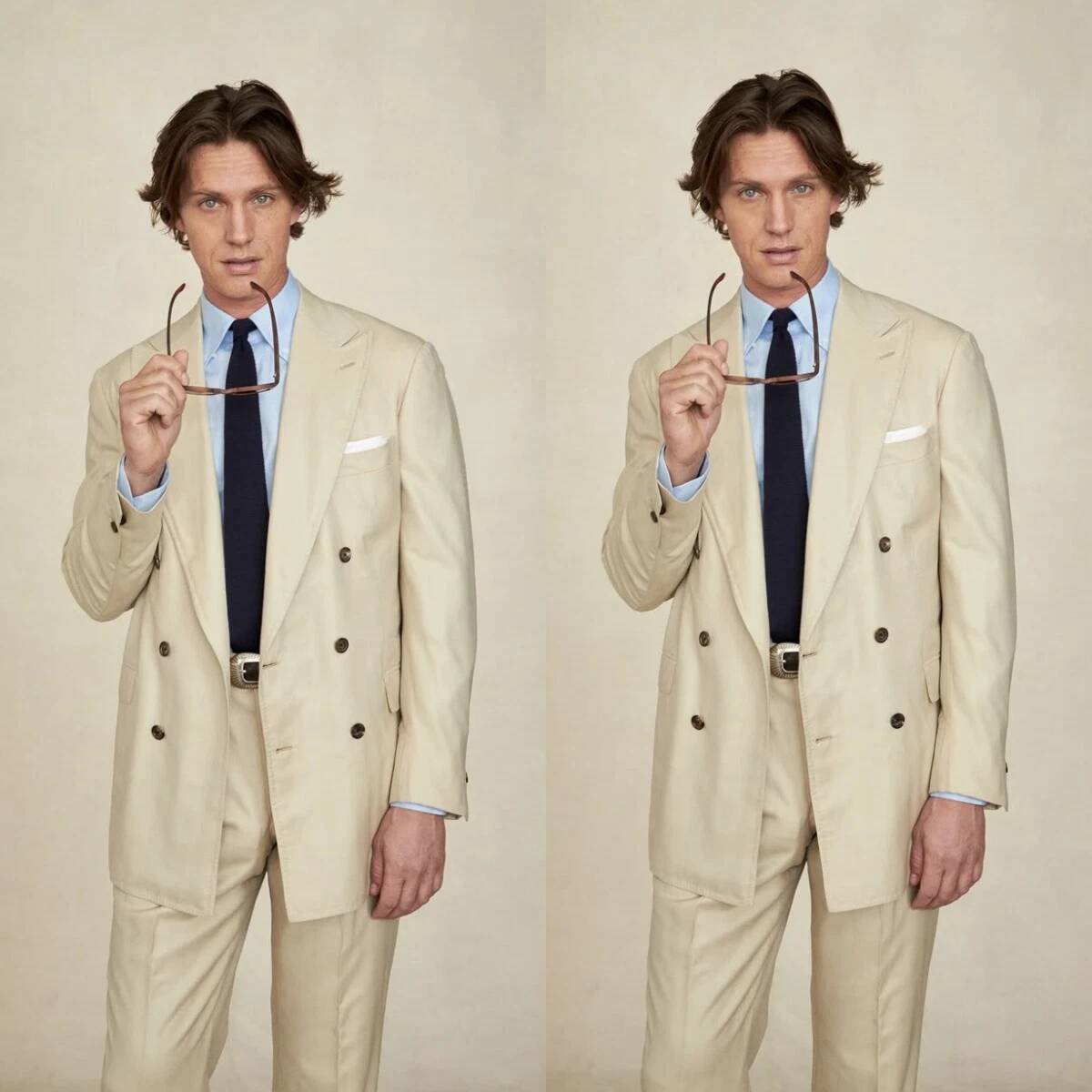 Costume deux pièces beige pour - Tailored Trouser Wide avis et prix