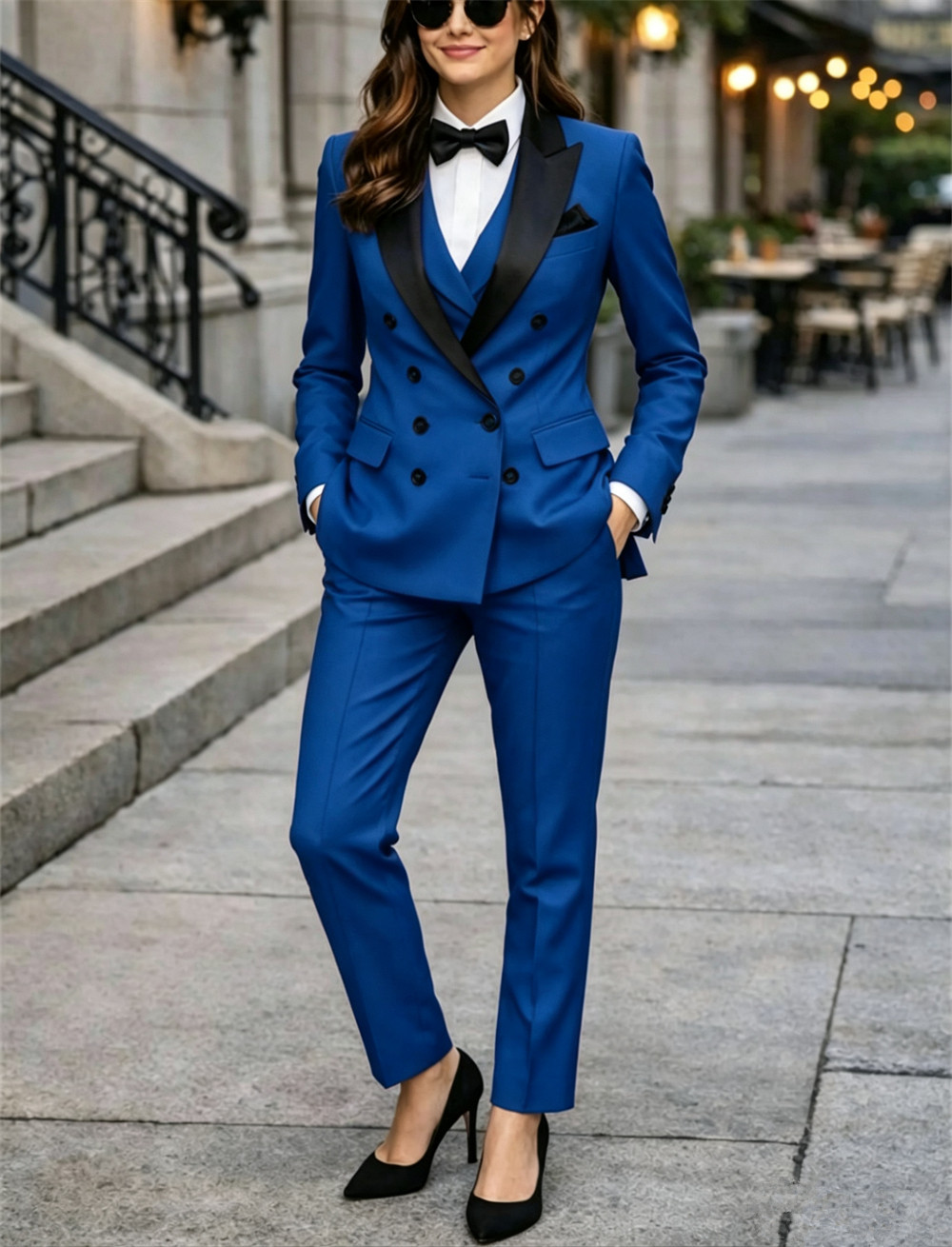 Costumes pour femmes à double  - Women Formal Wear Vest avis et prix
