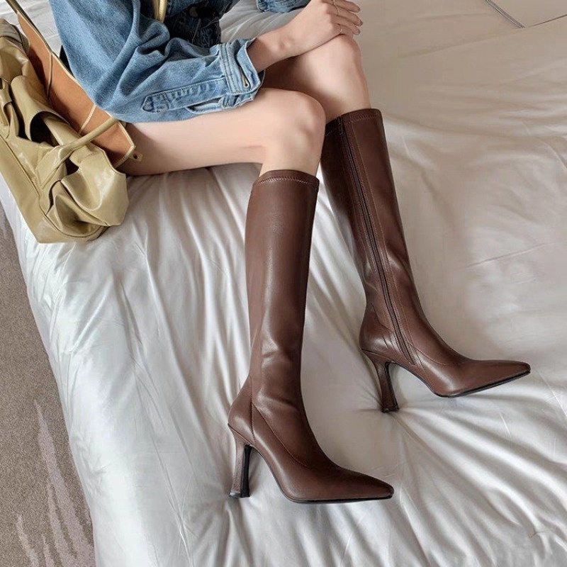 Bottes hautes pour femmes à bo - Formal Women Daily Wear Footwear avis et prix