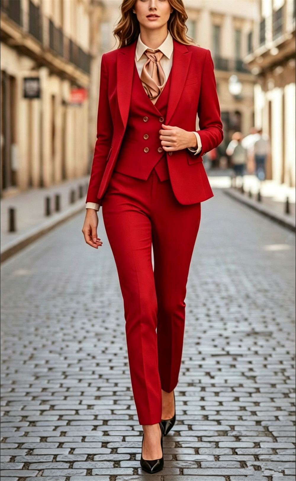 Ensemble de costume 3 pièces n - Women Formal Wear Vest avis et prix
