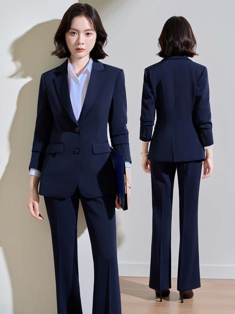 Costume professionnel bleu mar - Women'S Formal Wear Pantsuits avis et prix