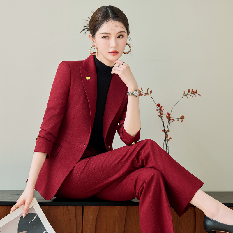Ensemble de costume rouge pour - Women'S Elegant Formal Wear avis et prix
