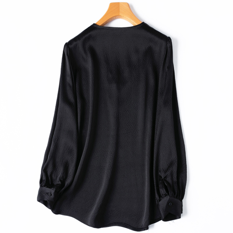 Chemisier en soie pour femmes, - Silk Blouse Button avis et prix