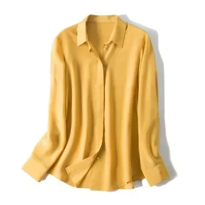 2025 printemps nouvelle chemis - Silk Blouse Button avis et prix