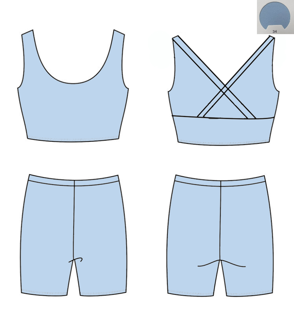 Ensemble de yoga monochrome po - Monochrome Suit Set avis et prix