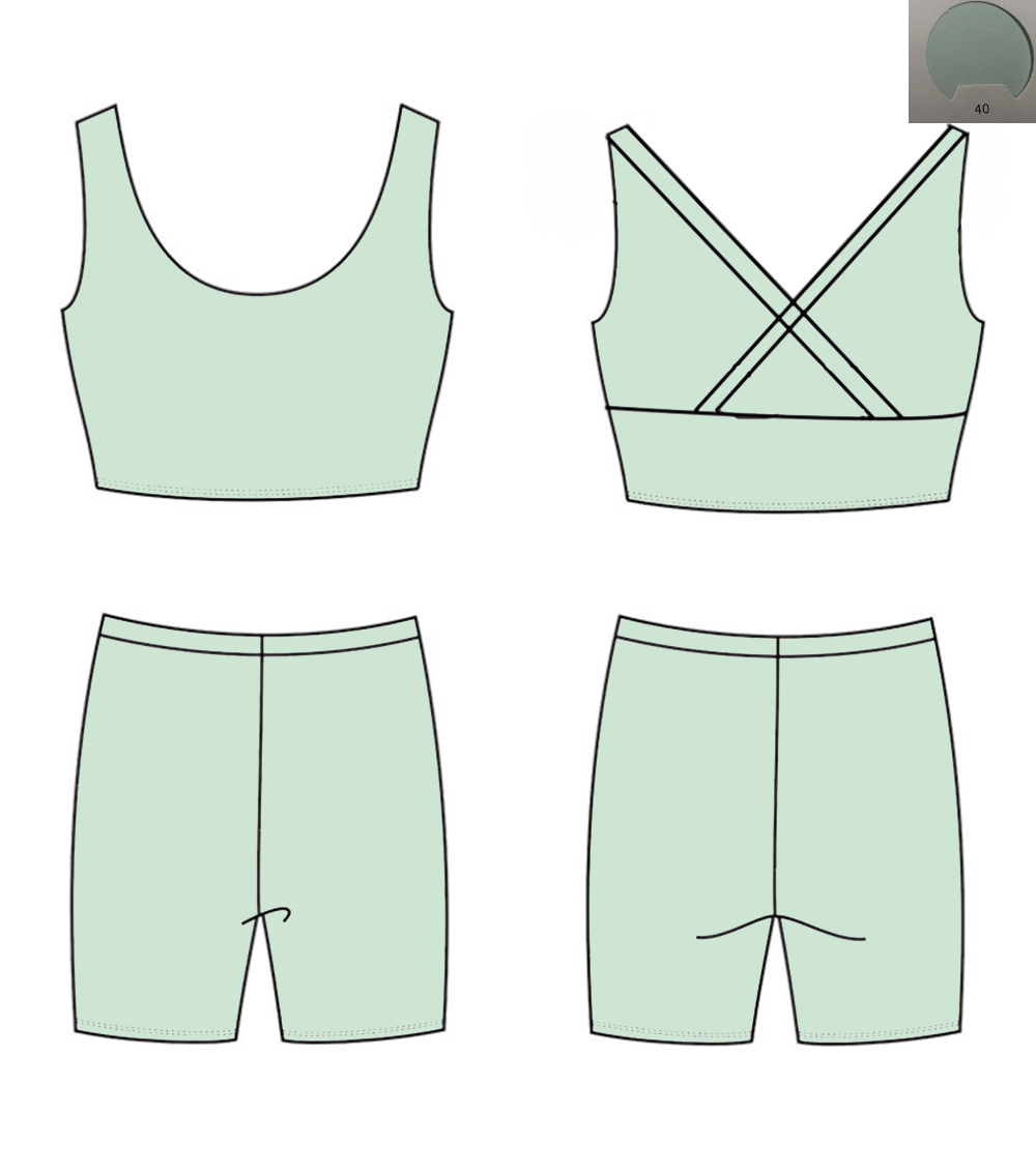 Ensemble de yoga monochrome po - Monochrome Suit Set avis et prix
