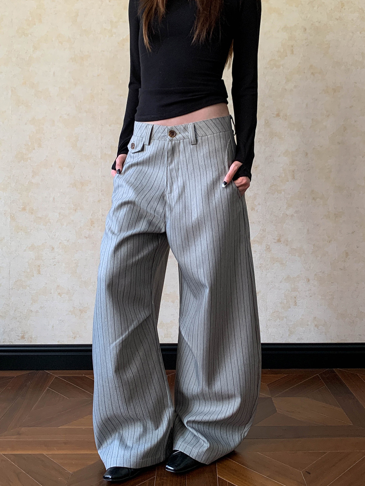 Pantalon décontracté à jambe l - Tailored Trouser Wide avis et prix