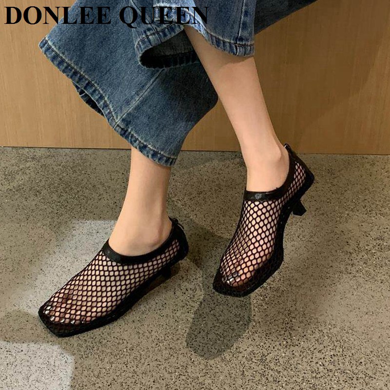 Sandales mules vintage à bout  - Kitten Heel Women avis et prix