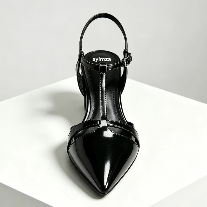 Escarpins en cuir verni à talo - Kitten Heel Women avis et prix