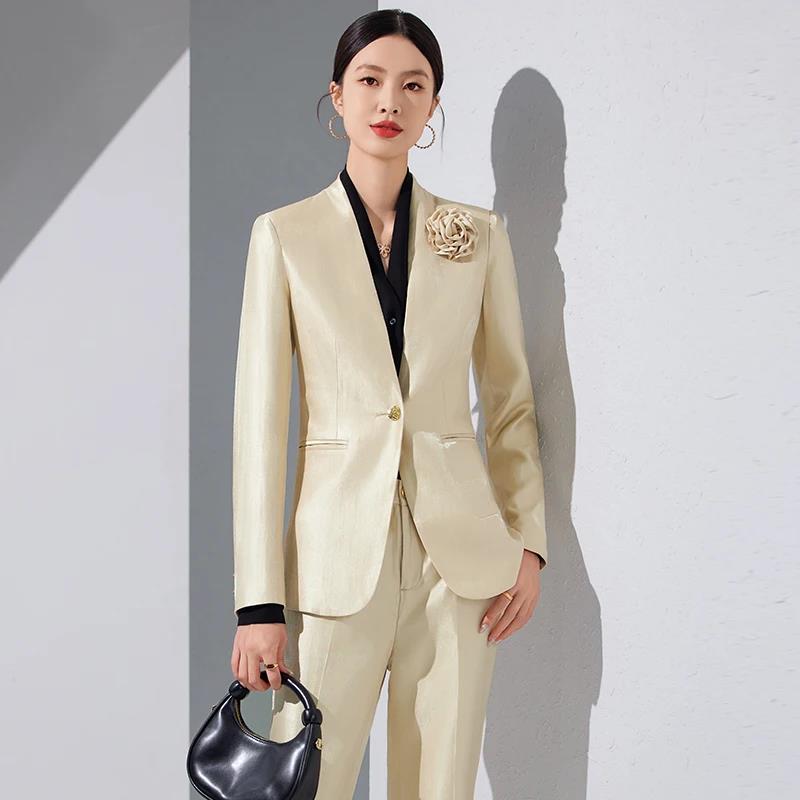 Ensemble blazer et pantalon po - Women'S Formal Wear Pantsuits avis et prix