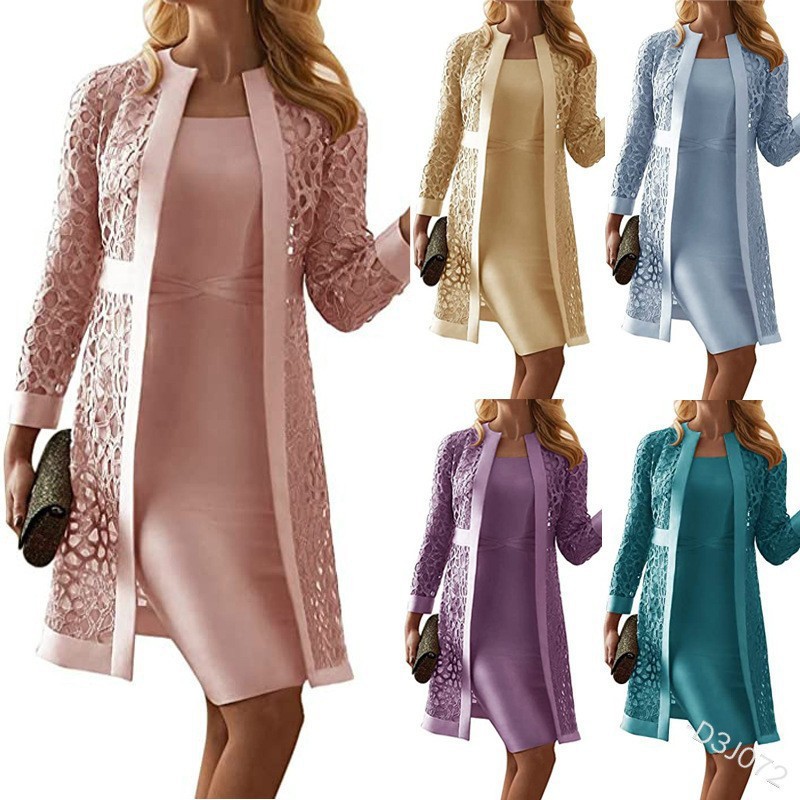 Wein dentelle Cardigan robe av - Formal Dress Female avis et prix