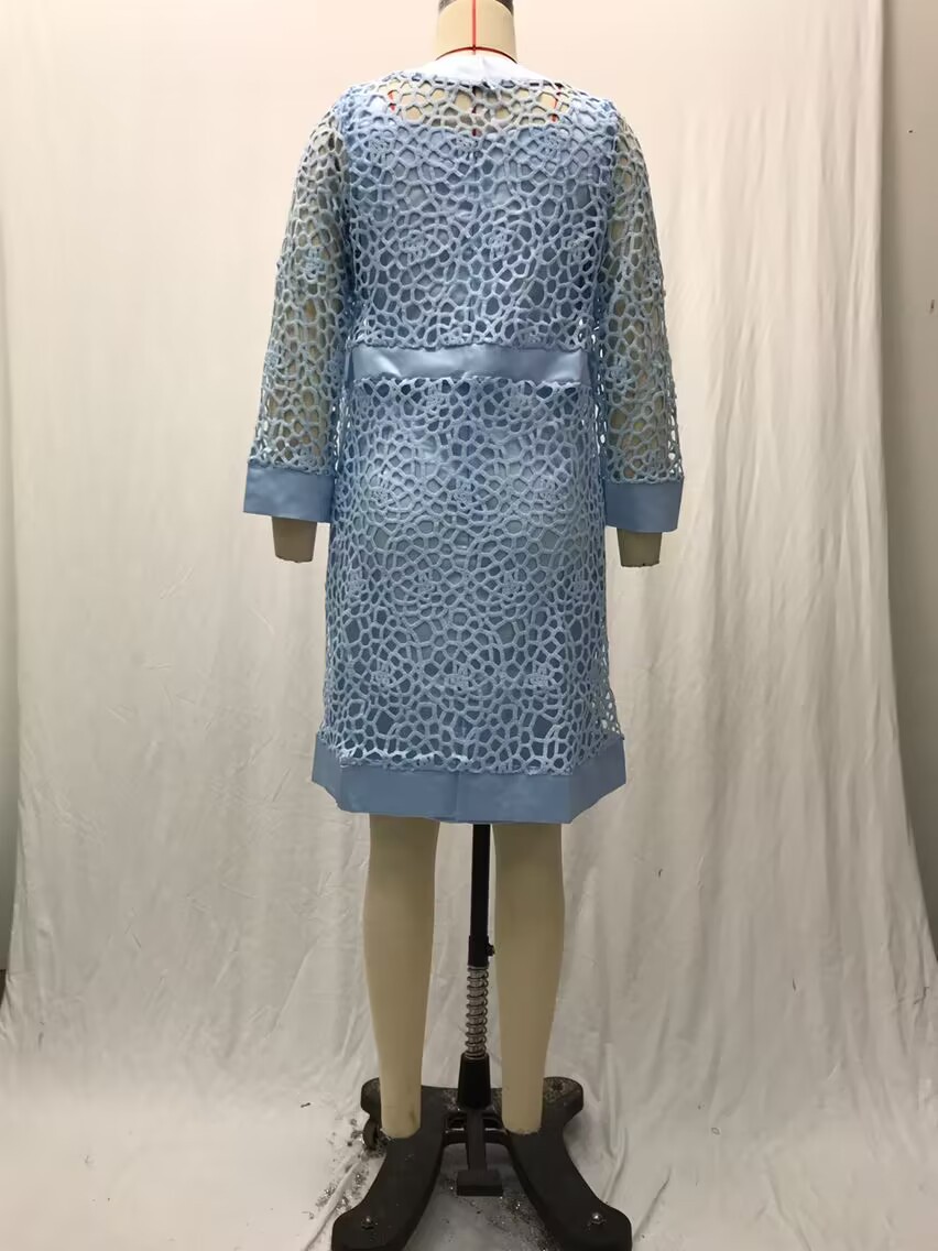 Wein dentelle Cardigan robe av - Formal Dress Female avis et prix