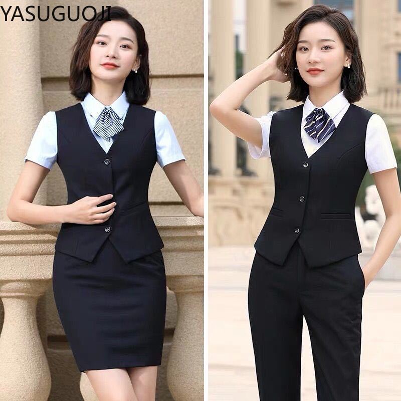 YASUGUOJI-Vêtements de travail - Women Formal Wear Vest avis et prix