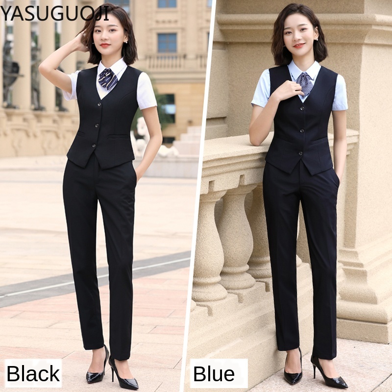 YASUGUOJI-Vêtements de travail - Women Formal Wear Vest avis et prix