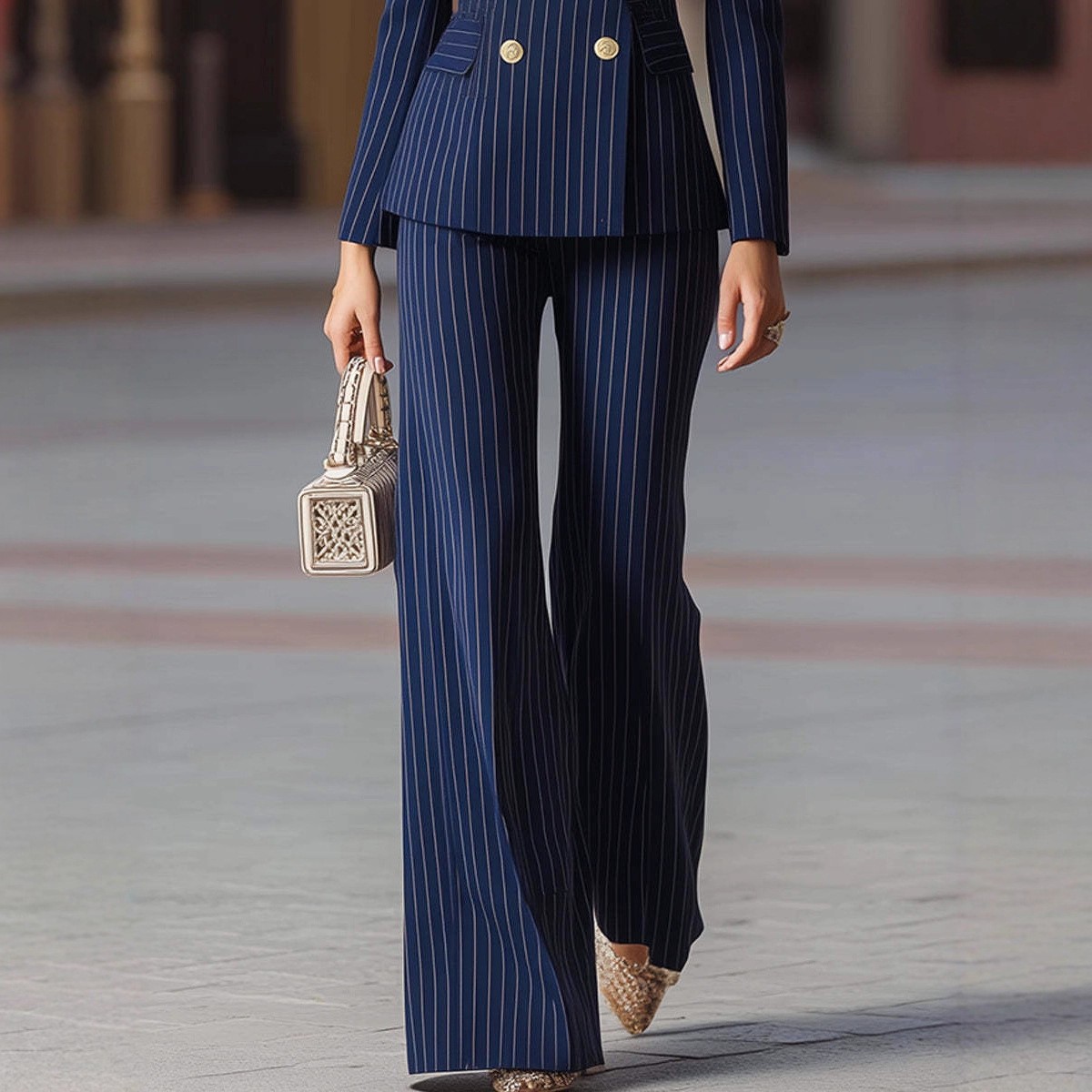 Ensemble tailleur pantalon fem - Tailored Trouser Wide avis et prix