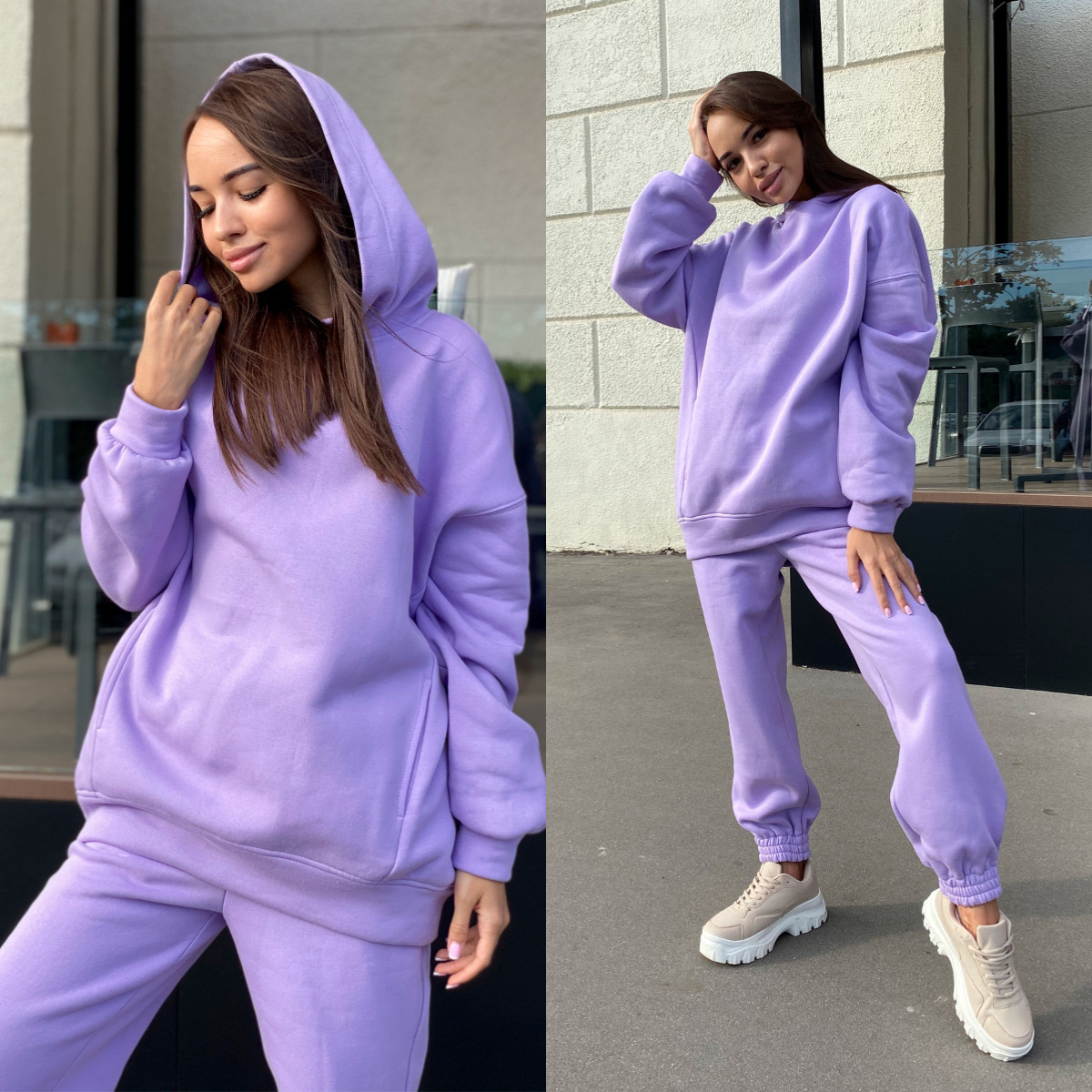 Ensemble de sweat-shirts à cap - Monochrome Suit Set avis et prix