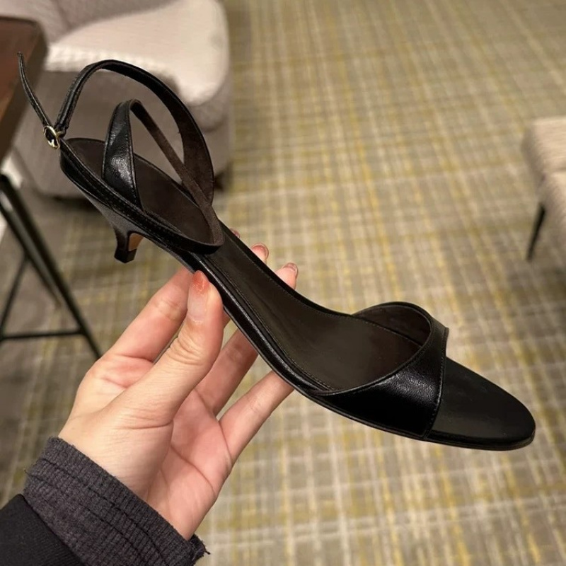 Sandales sexy en cuir véritabl - Kitten Heel Women avis et prix
