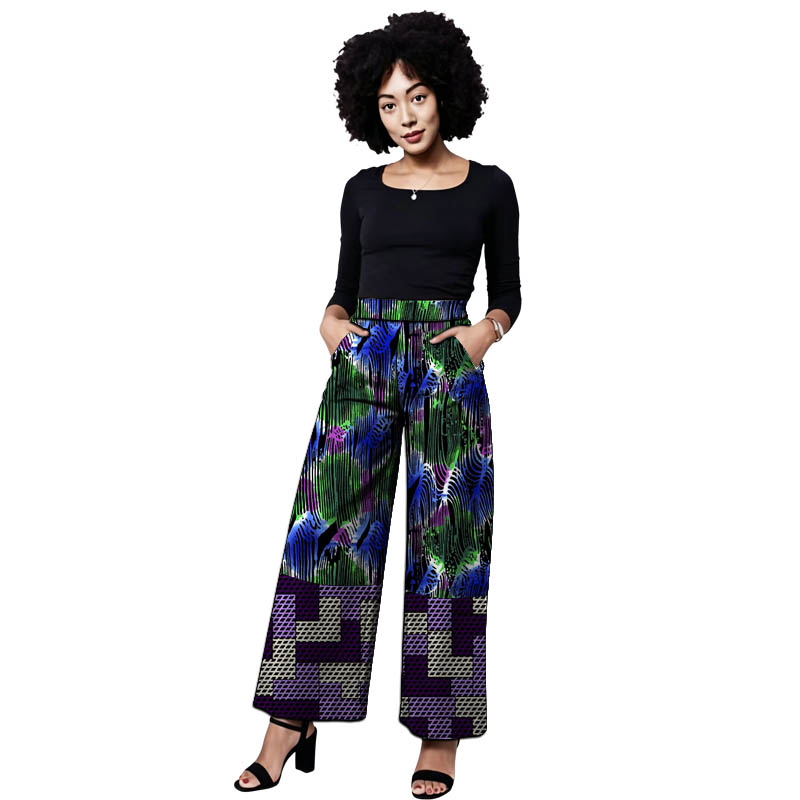 Tenue Ankara pour femmes, pant - Tailored Trouser Wide avis et prix
