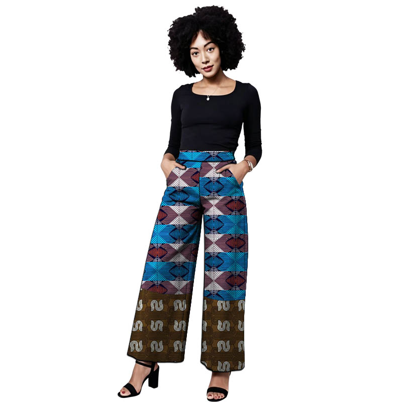Tenue Ankara pour femmes, pant - Tailored Trouser Wide avis et prix